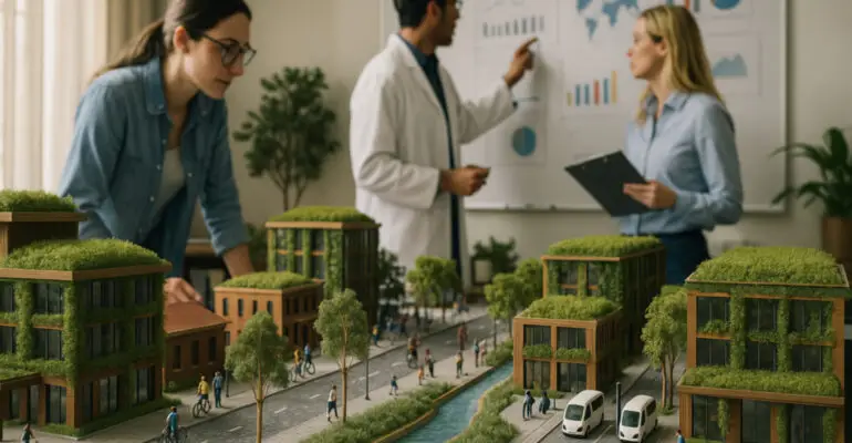 Institutional research sustainable urban development shows councils, ministries, PPPs drive greener cities with policy, finance, tech tools Research